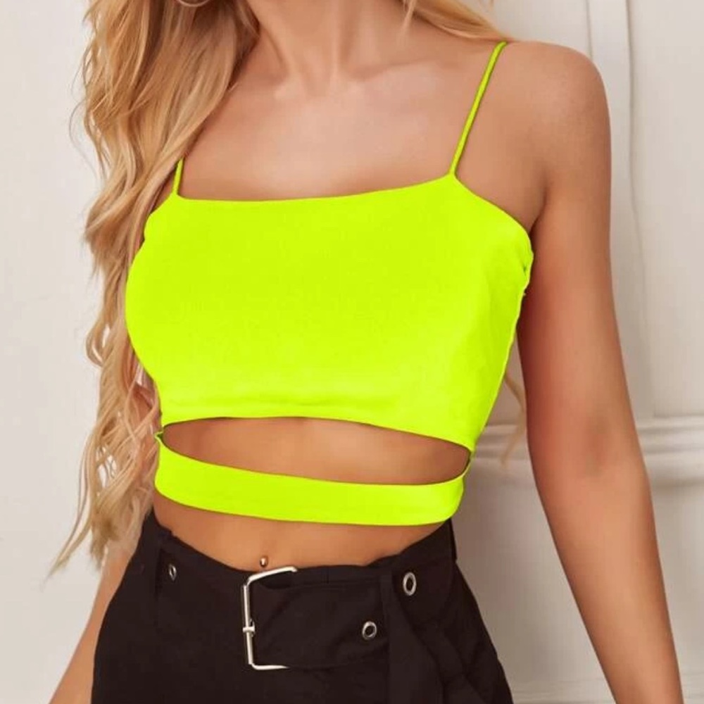 Neon Crop Top